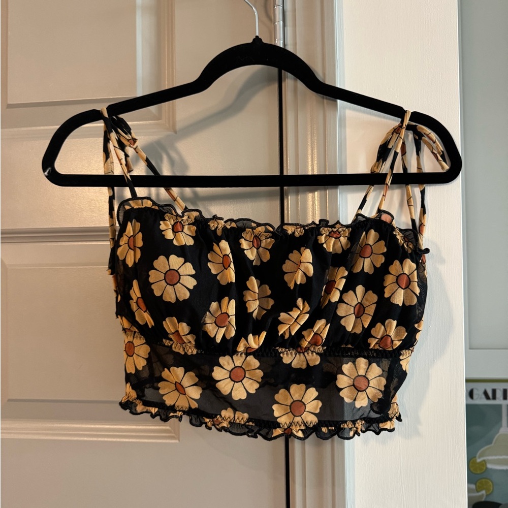 Gilly Hicks Sunflower Women’s Crop Top